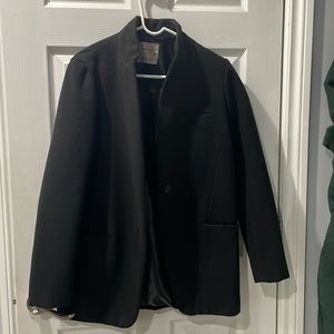 Zara basics peacoat